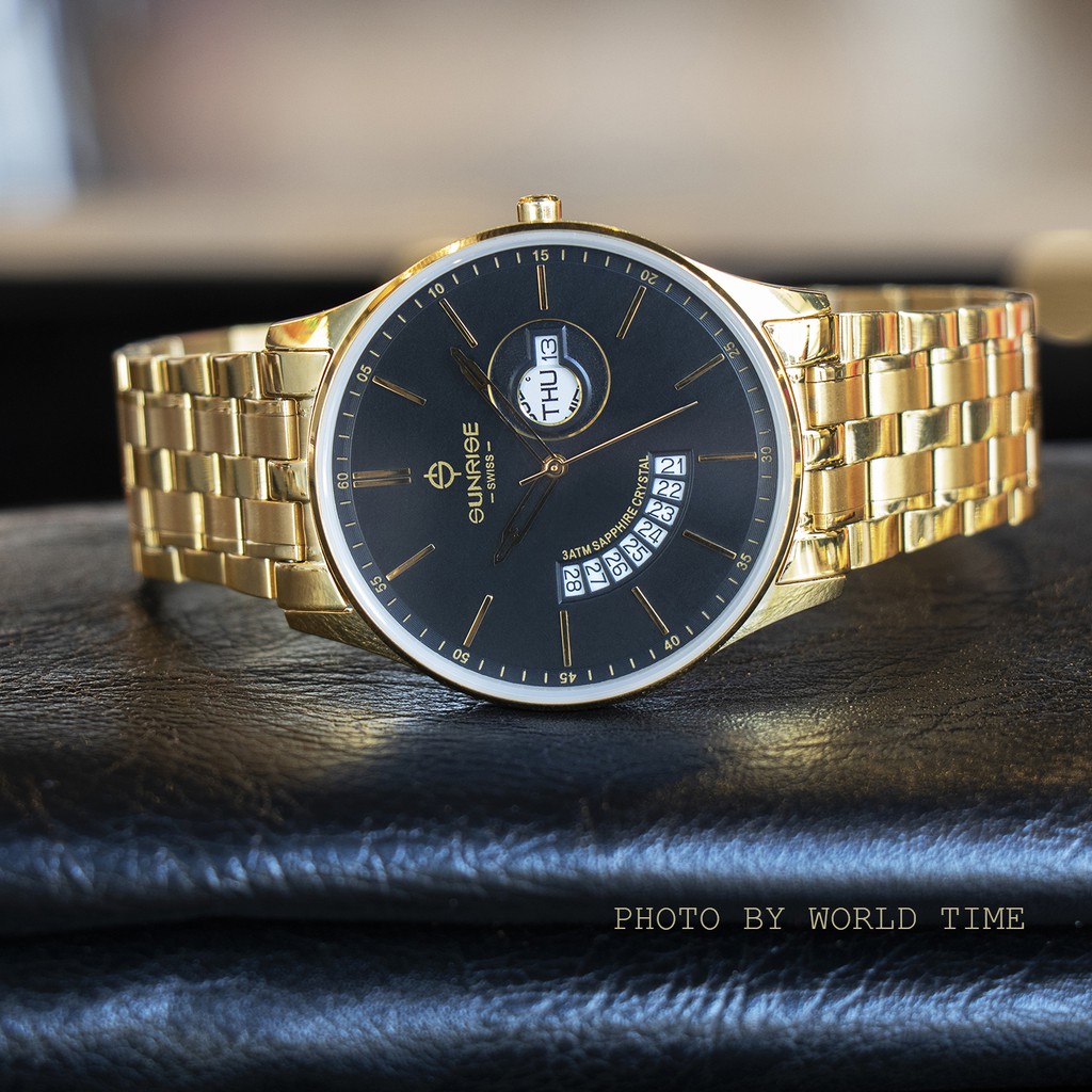 Đồng Hồ Nam Sunrise 1127SA Chính Hãng Full Box Kính Sapphire Chống Xước Chống Nước Dây Da Cao Cấp | BigBuy360 - bigbuy360.vn