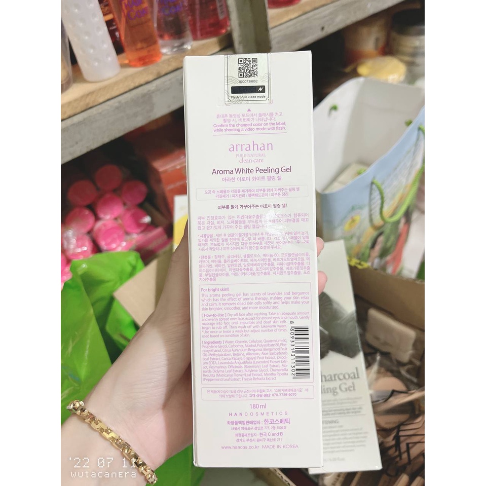 Gel Tẩy Da Chết Arahan 180ml cho mặt