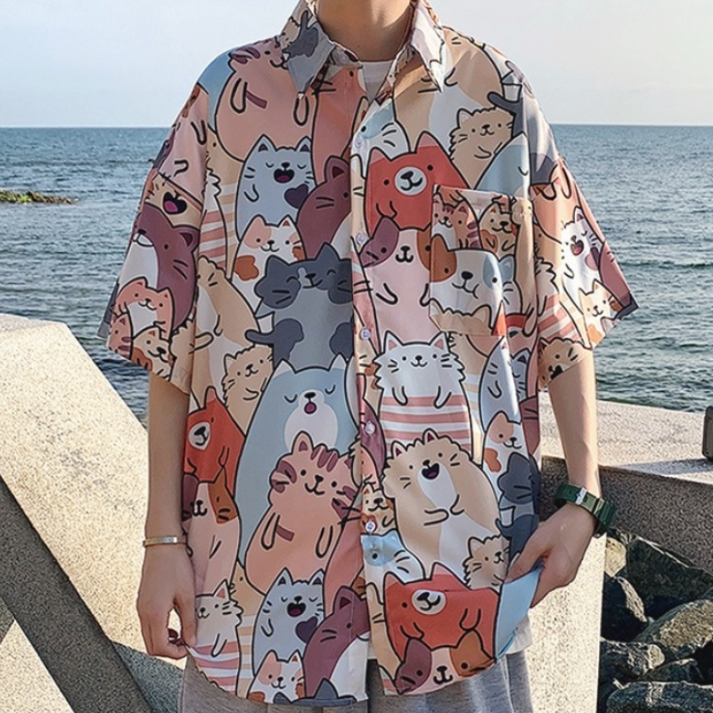 Áo Sơ Mi Tay Ngắn Thời Trang Cho Nam Và Nữ