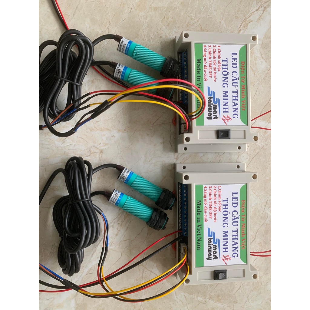 Mạch Led Cầu Thang Thông Minh Cài Số Bậc 2023 điện tử minh việt