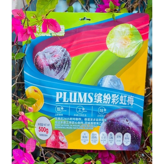 Ô mai mix 6 vị túi 500gram