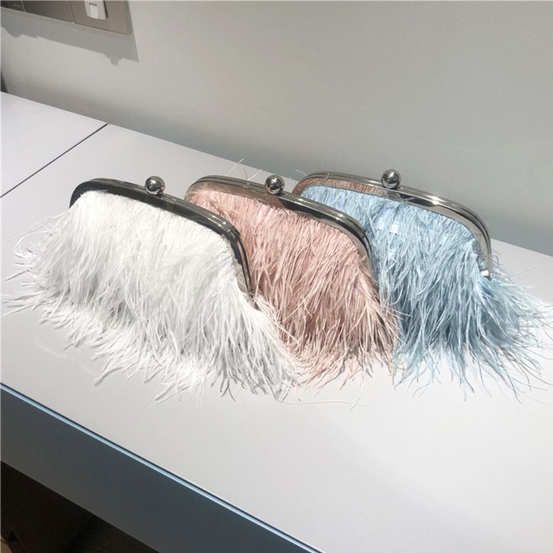 Túi Xách Lông Vũ Cỡ Lớn 120cm 35cm Có Khóa Kẹp Càng Cua