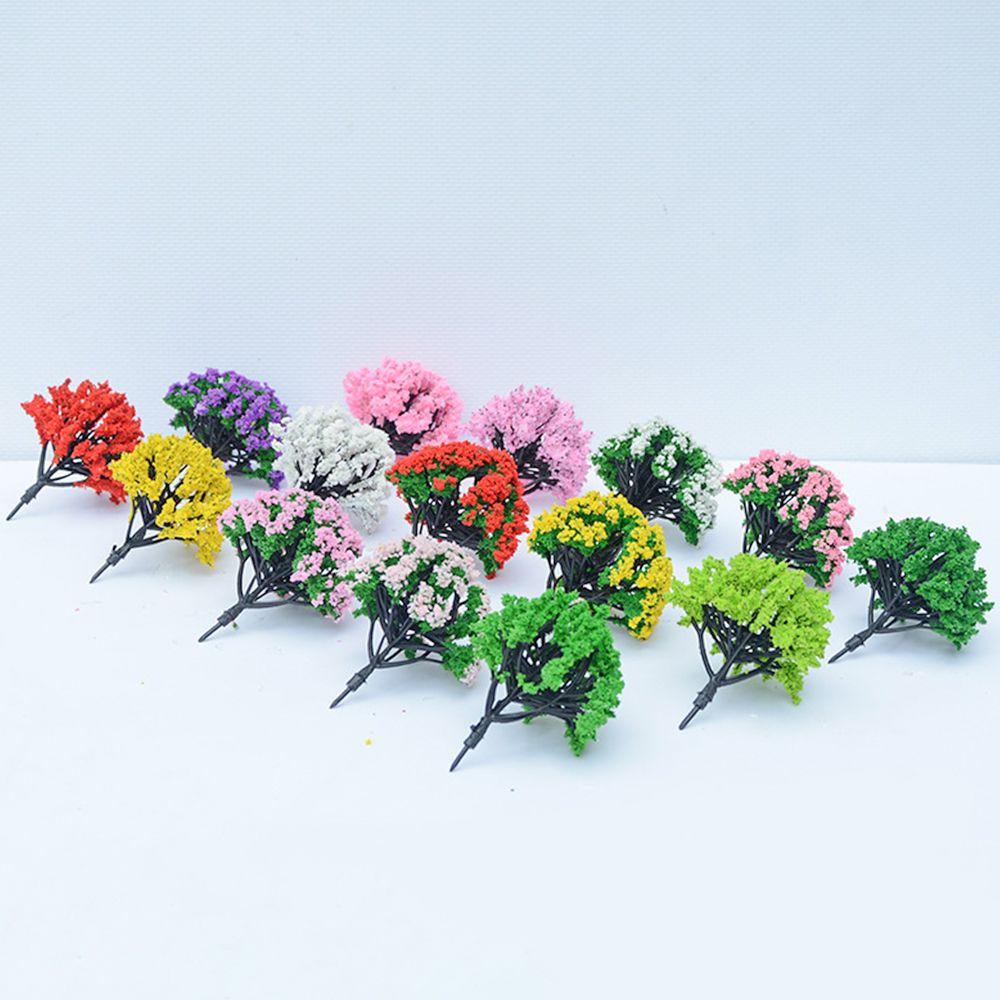 Set 12 Cây Cảnh Giả Tỉ Lệ 1 / 100 1 / 75 1 / 50 Trang Trí Tiểu Cảnh DIY