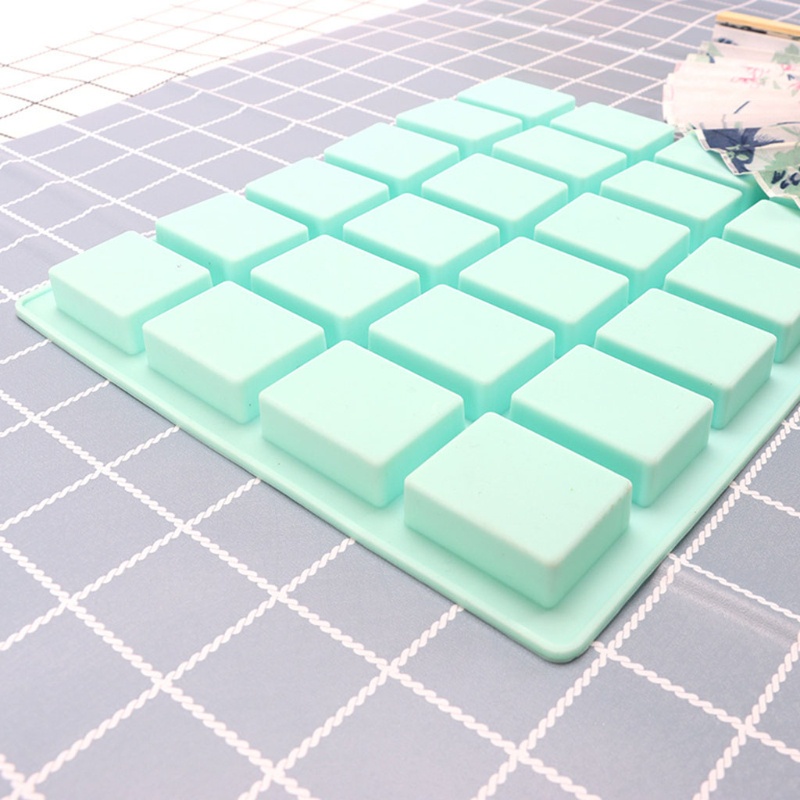 Khuôn Silicone 24 Lỗ Hình Chữ Nhật Làm Đá / Sô Cô La