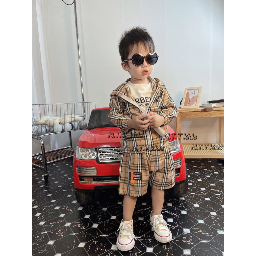 8/30kg SÉT B B R 3 CHI TIẾT CHO BÉ TRAI BÉ GÁI MẶC HÈ THU CỰC CHẤT