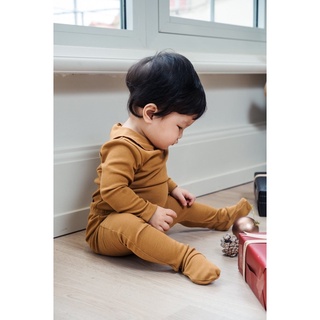 Baby Collar Bodysuit (Bodysuit Cổ Sen Cotton Cao Cấp) Macro & Micro