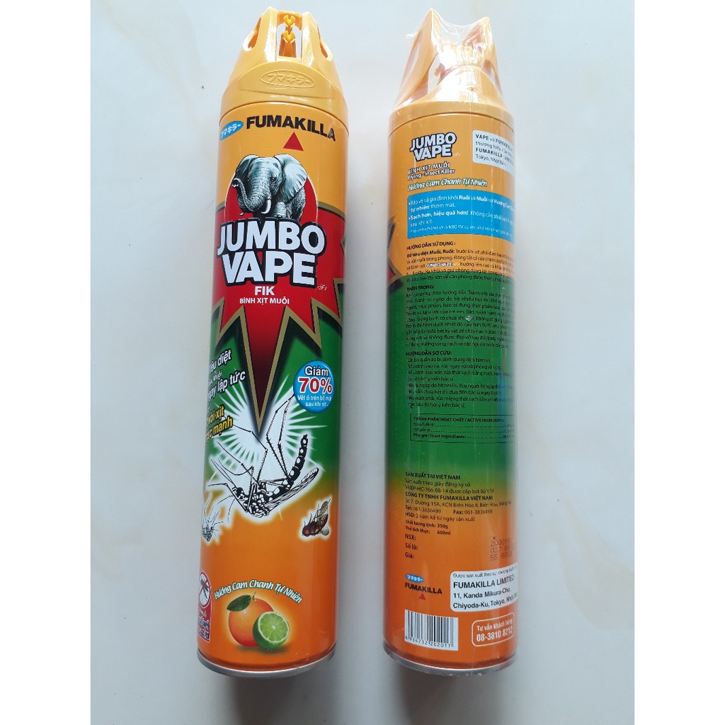 BÌNH XỊT MUỖI JUMBO