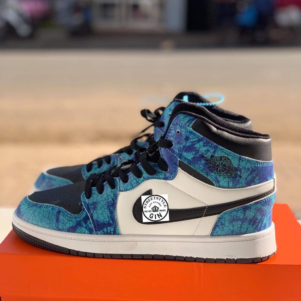 [Mã FAGREEN245 giảm 10% tối đa 30K đơn 99K] ( HÌNH THẬT ) Giày Sneakers JD 1 cổ cao Tea Dye - Gin Store (Gin Store V) | BigBuy360 - bigbuy360.vn