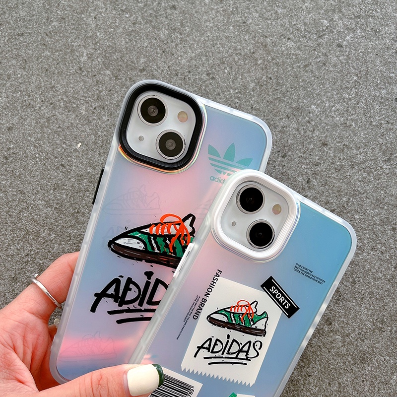 Ốp Điện Thoại In Logo Adidas Sang Trọng Cho iphone 13 Pro Max i13 13pro 11ProMax i11 iX Xs XR Xs Max 7plus 8plus 12Pro 12 Pro Max