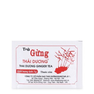 GINGER TEA TRÀ GỪNG THÁI DƯƠNG 10 gói