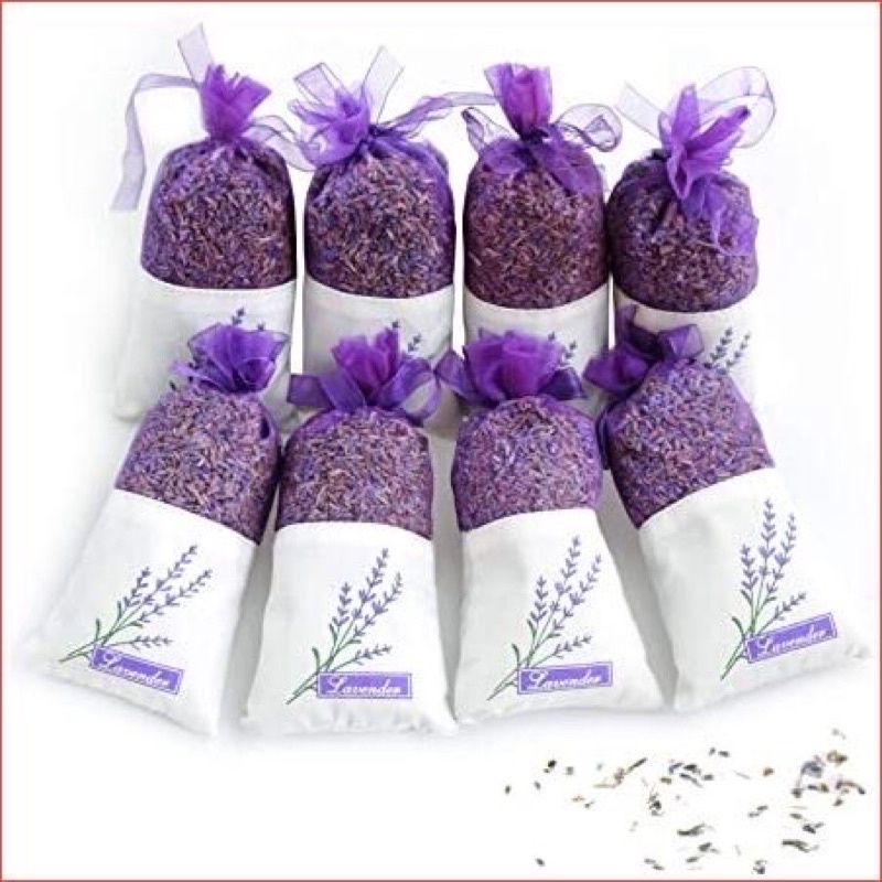 TÚI THƠM, KHỬ MÙI LÀM TỪ NỤ HOA KHÔ OẢI HƯƠNG LAVENDER ĐỂ PHÒNG, NHÀ VỆ SINH, TỦ ĐỒ, XE HƠI