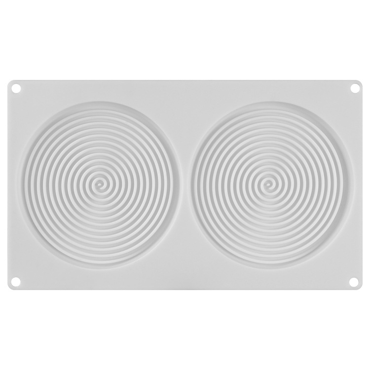 Khuôn silicon làm chocolate bánh hình tròn 3d