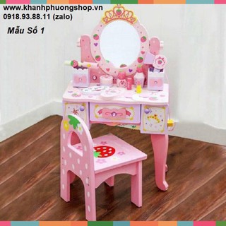 bộ bàn trang điểm cho bé - bàn trang điểm cho bé