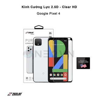 [Zeelot] Kính Cường Lực PureGlass 2.5D cho Google Pixel 4- Hàng Chính Hãng