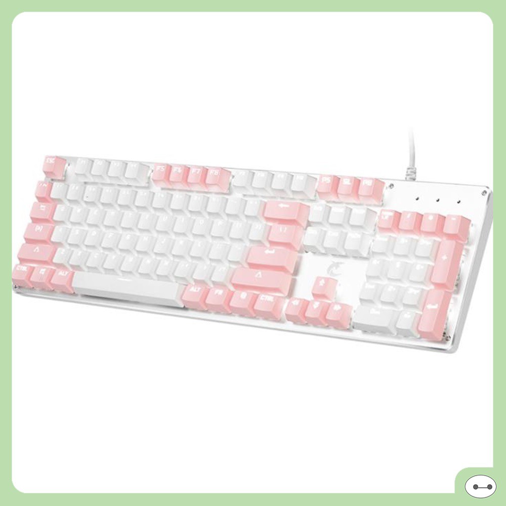 BÀN PHÍM CƠ DOLPHIN KX102 KEYCAP MIX LED TRẮNG | WebRaoVat - webraovat.net.vn