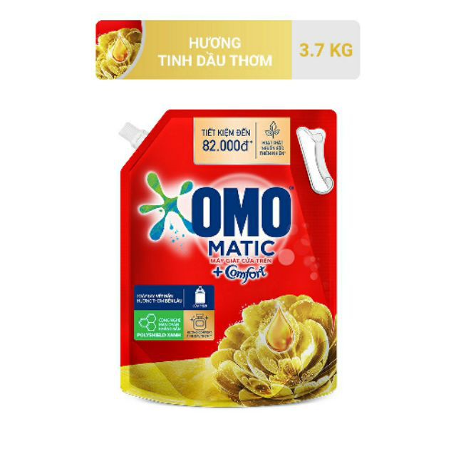 Nước giặt OMO MATIC hương Comfort máy giặt cửa trên 3,7kg