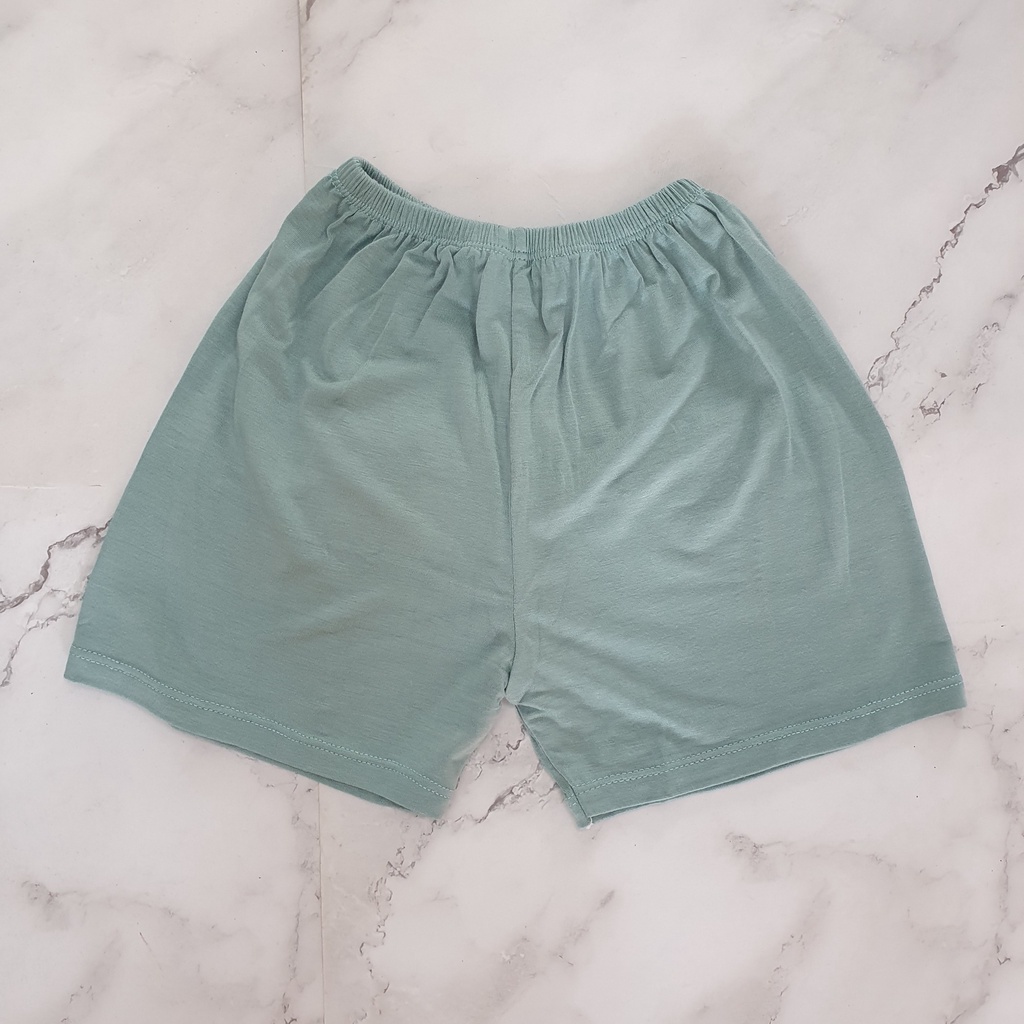 [Goose auth] quần đùi thun lạnh petit cho bé trai bé gái, mềm mịn thoáng mát phom to mặc được bỉm