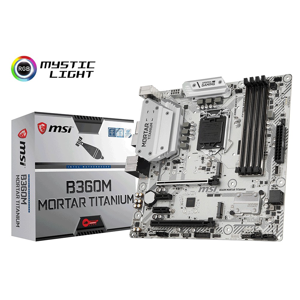 [FREESHIP 99K]_Mainboard MSI B360M MORTAR TITANIUM Socket 1151 v2