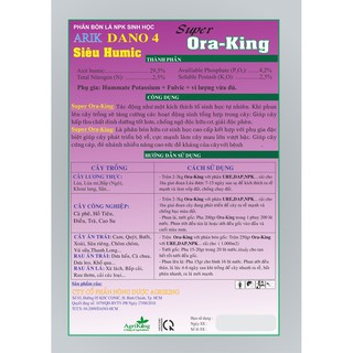 Phân Bón Humic Acid - OraKing Gói 1Kg