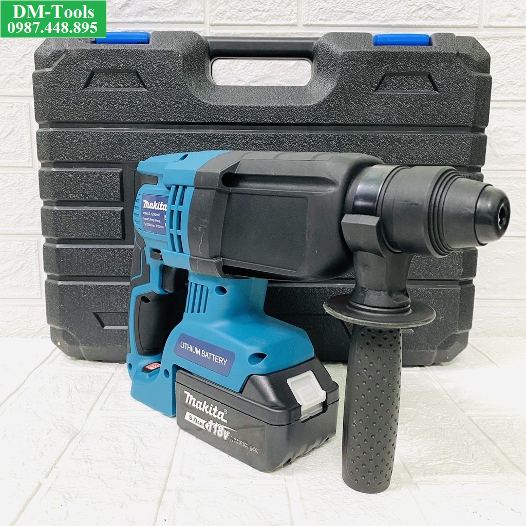 Máy Khoan Bê Tông Dùng Pin MAKITA 118V Loại Không Chổi Than