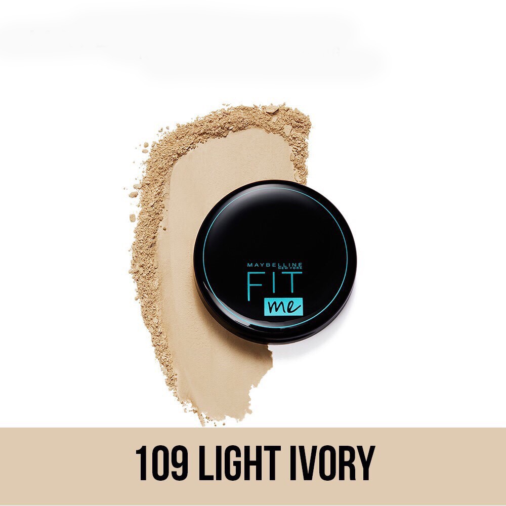 Phấn Nền Dạng Nén Kiềm Dầu Maybelline Fit Me Matte Poreless Powder SPF28 6g