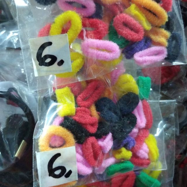 Combo 10 gói thun cột tóc đủ màu như hình