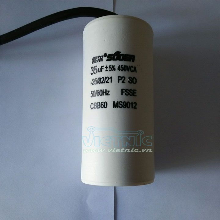 TỤ MÁY GIẶT CBB60 35uF - 450V