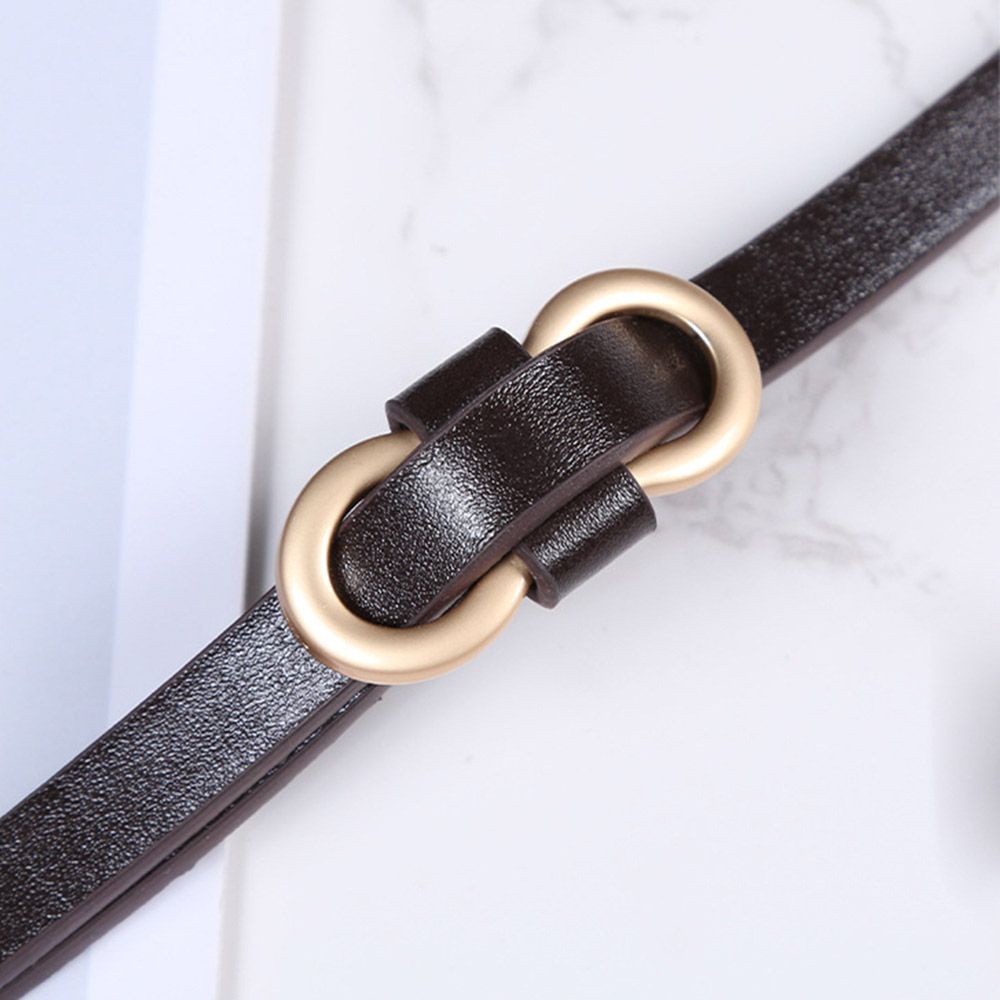 Thắt lưng da PU không đục lỗ có thể điều chỉnh dành cho nữ MIHAN1