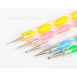 Bút chấm bi nail vẽ móng - set 5 bút chấm bi