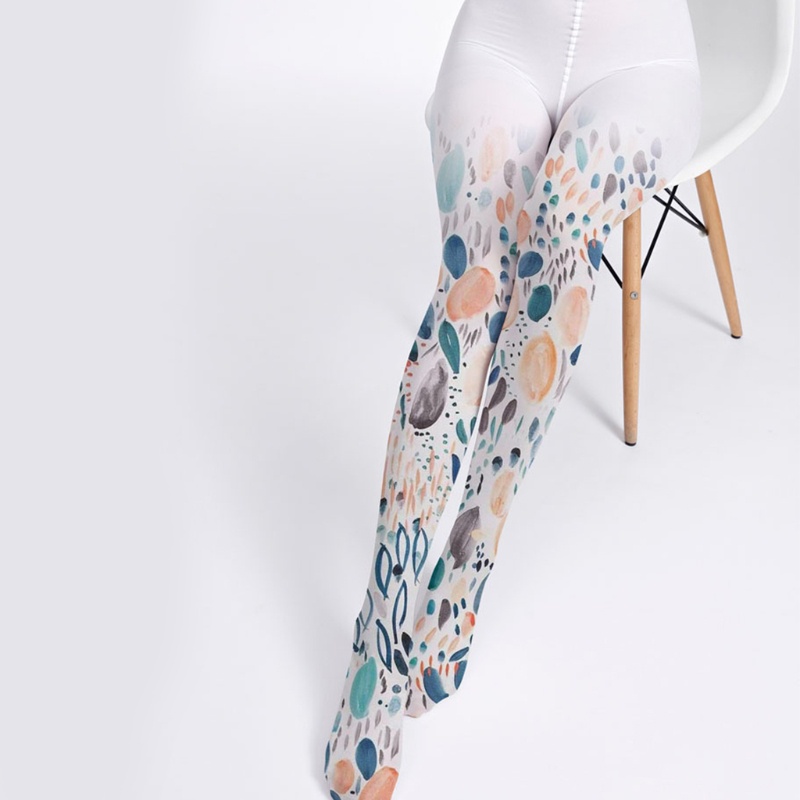 Youyo Quần Tất In Họa Tiết Bầu Trời Đầy Màu Sắc Phong Cách Harajuku Lolita Cho Nữ