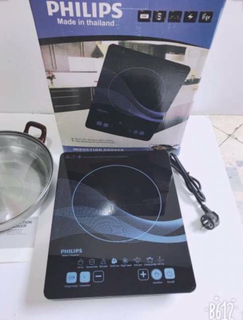 Bếp từ đơn Philips PL-01 (Thái Lan) tặng kèm nồi lẩu- bếp điện từ