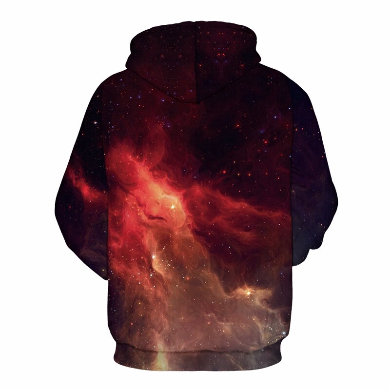 Áo Hoodie Galaxy 3D form rộng có nón dành cho cả nam và nữ