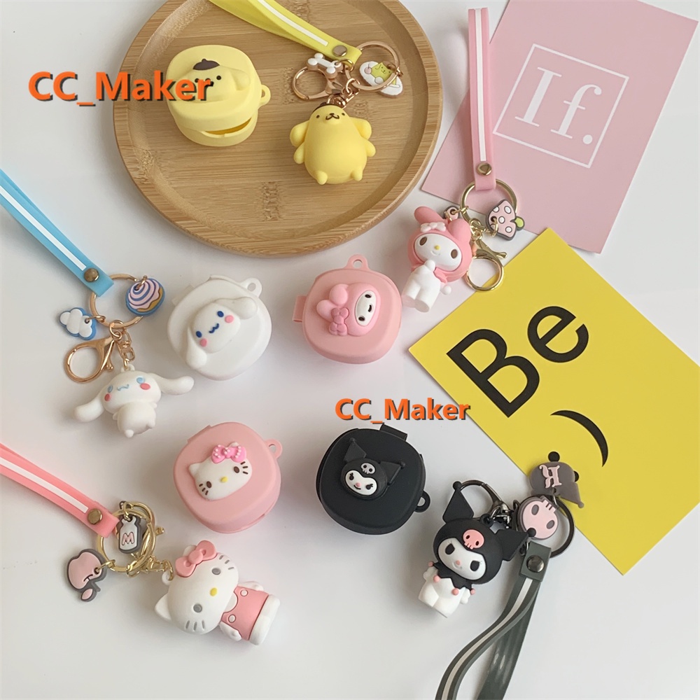Baseus WM02 Case Cartoon Pudding Dog Keychain Pendant Baseus WM02 Silicone Soft Shell Case Cute KT C