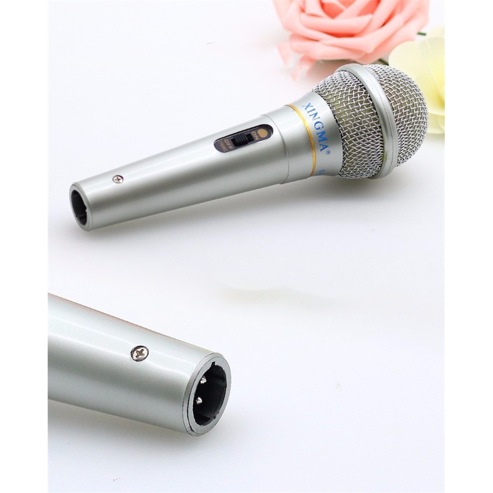 Micro, Mic XINGMA AK-319/ 163 Karaoke chuyên nghiệp, đầu lọc âm tốt, tương thích với mọi loại dàn karaoke [SALE ĐÓN TẾT]
