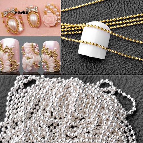 Chuỗi hạt 3D dài 5m trang trí móng tay tiện dụng