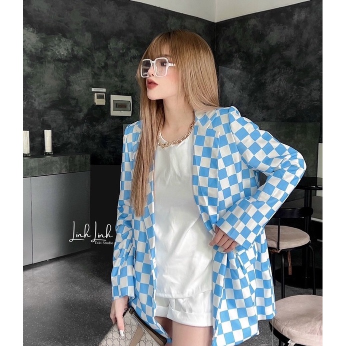 Áo vest caro 2 lớp