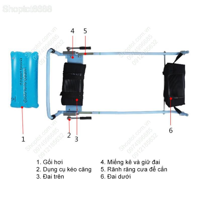 DỤNG CỤ KÉO GIÃN CỘT SỐNG CHO NGƯỜI ĐAU LƯNG, THOÁT VỊ ĐĨA ĐỆM, THOÁI HÓA CỘT SỐNG B03