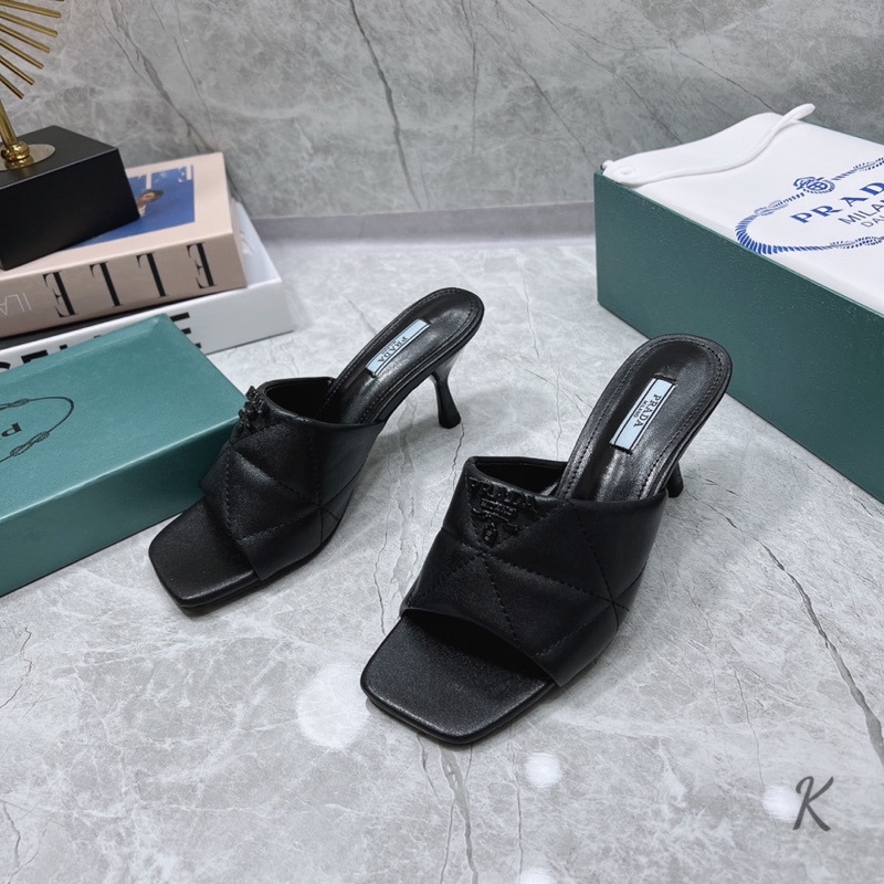 Guốc Prada Trắng Đen Kem Full Size 35-39  - By Anh Dinh Phuong
