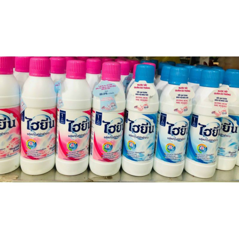 Nước tẩy quần áo trắng Hygiene 250ml &amp; 600ml