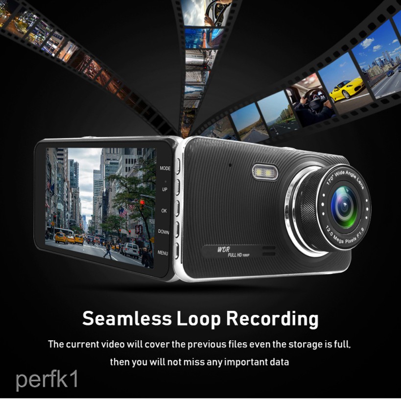 MÁy quay quan sát hành trình 4'' Inch HD 1080P cao cấp cho xe hơi | BigBuy360 - bigbuy360.vn