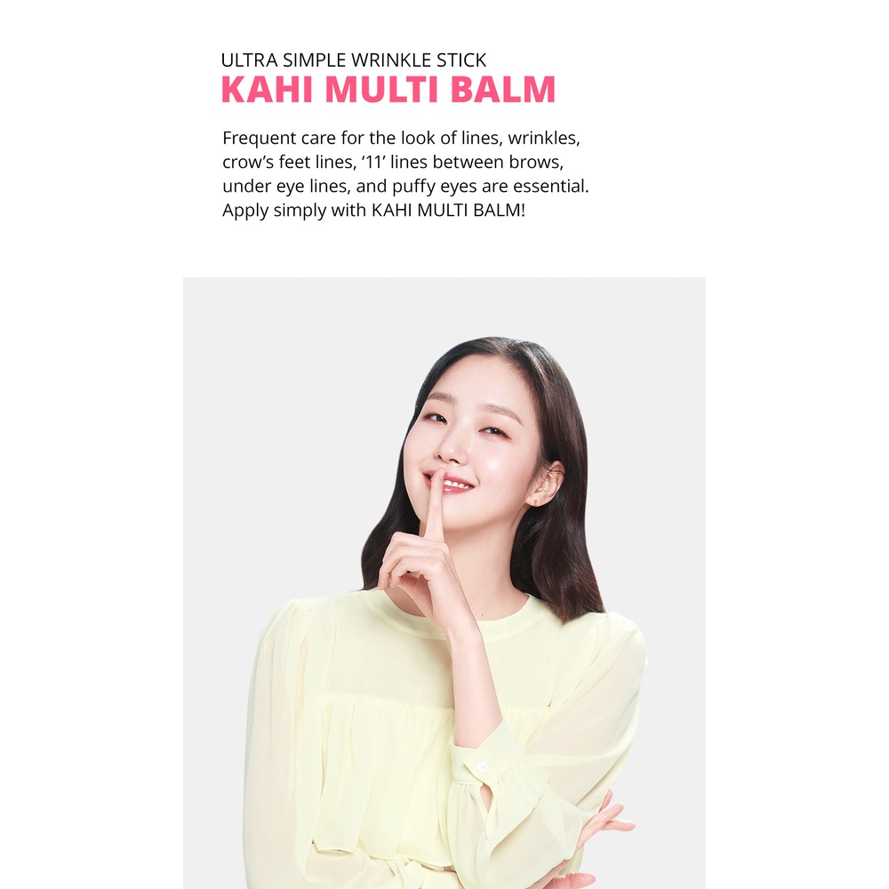 Thỏi Son Dưỡng Môi KAHI Uv Aqua Balm / Wrinkle Bounce Multi Balm / Extin C Balm / Eye Balm / Kisstin Balm / High Lighter Stick 9g