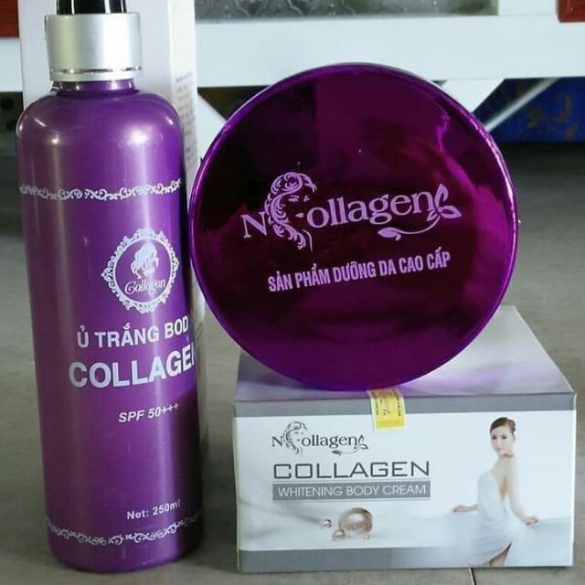 Combo .ủ trắng &body ncollagen .