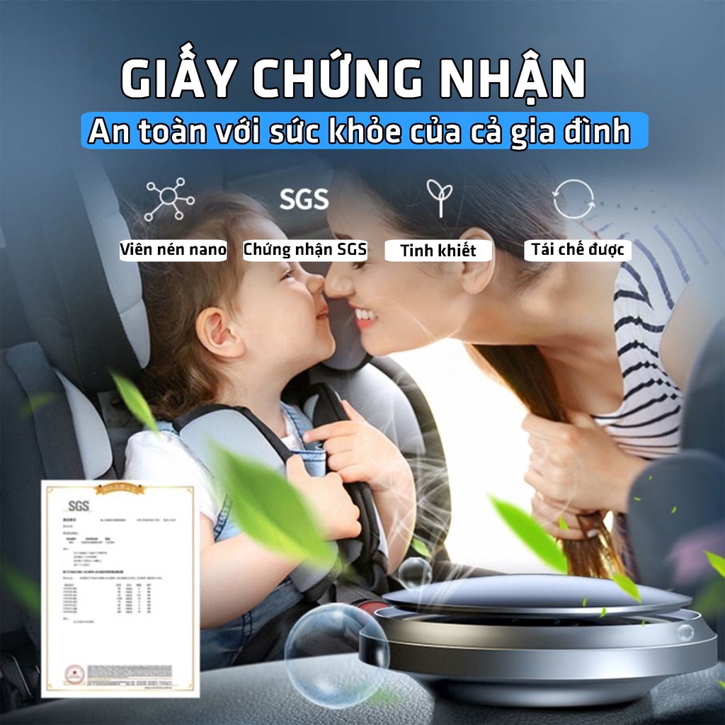 Sáp Thơm Ô Tô Chính Hãng, Hương Thơm Sang Trọng TẶNG KÈM 3 gói SÁP THƠM dùng trong 1 Năm