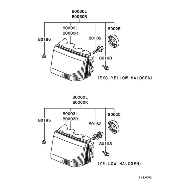 1x Bóng đèn pha led H4 Novsight A500-N30S 55W