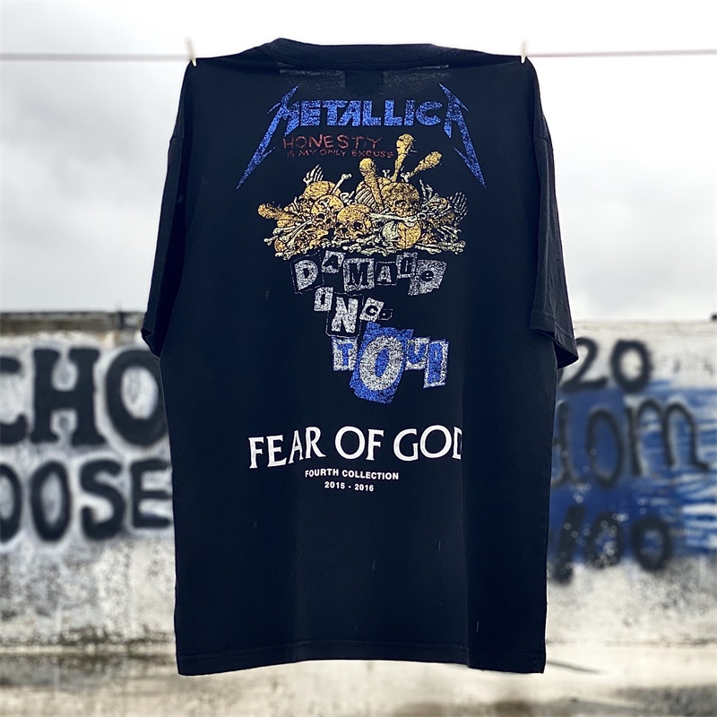 Áo Thun Tay Ngắn In Hình Đầu Lâu Cá Tính Chất Lượng Cao