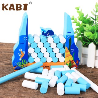 Đồ chơi RÚT GỖ CÁ HEO thăng bằng