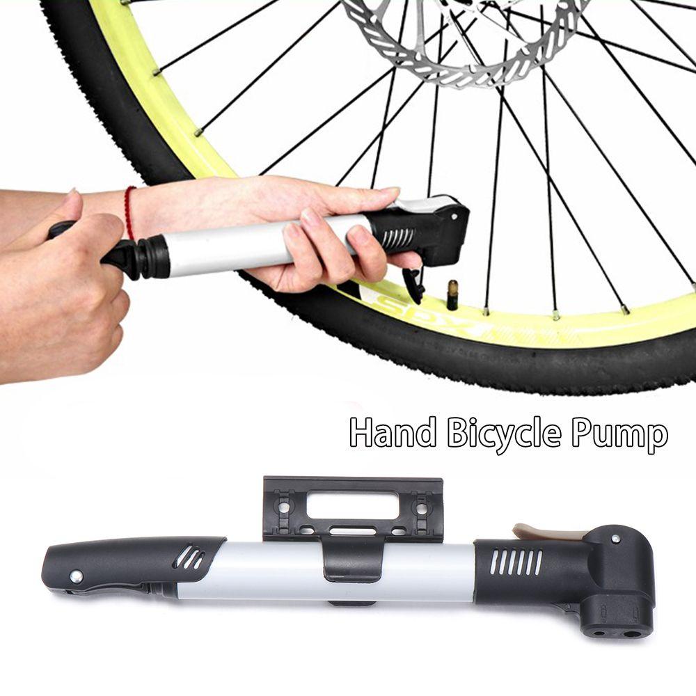 Dụng Cụ Bơm Hơi Bánh Xe Đạp Kèm Giá Đỡ Bằng Hợp Kim Nhôm Tiện Dụng