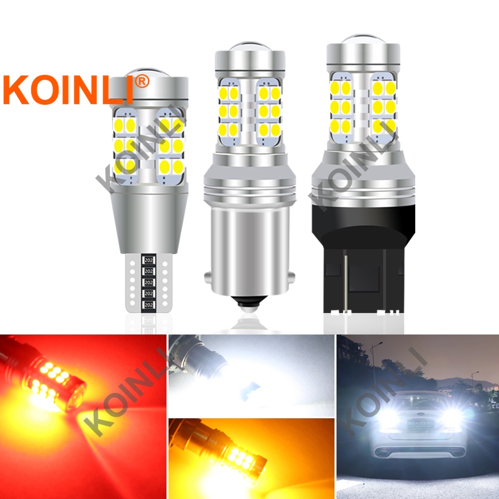 Đèn LED 3Flash T15 1156 7440 P21W W16W W21W Gắn Đuôi Xe Hơi / Mô Tô Dùng Làm Đèn LED DC12V