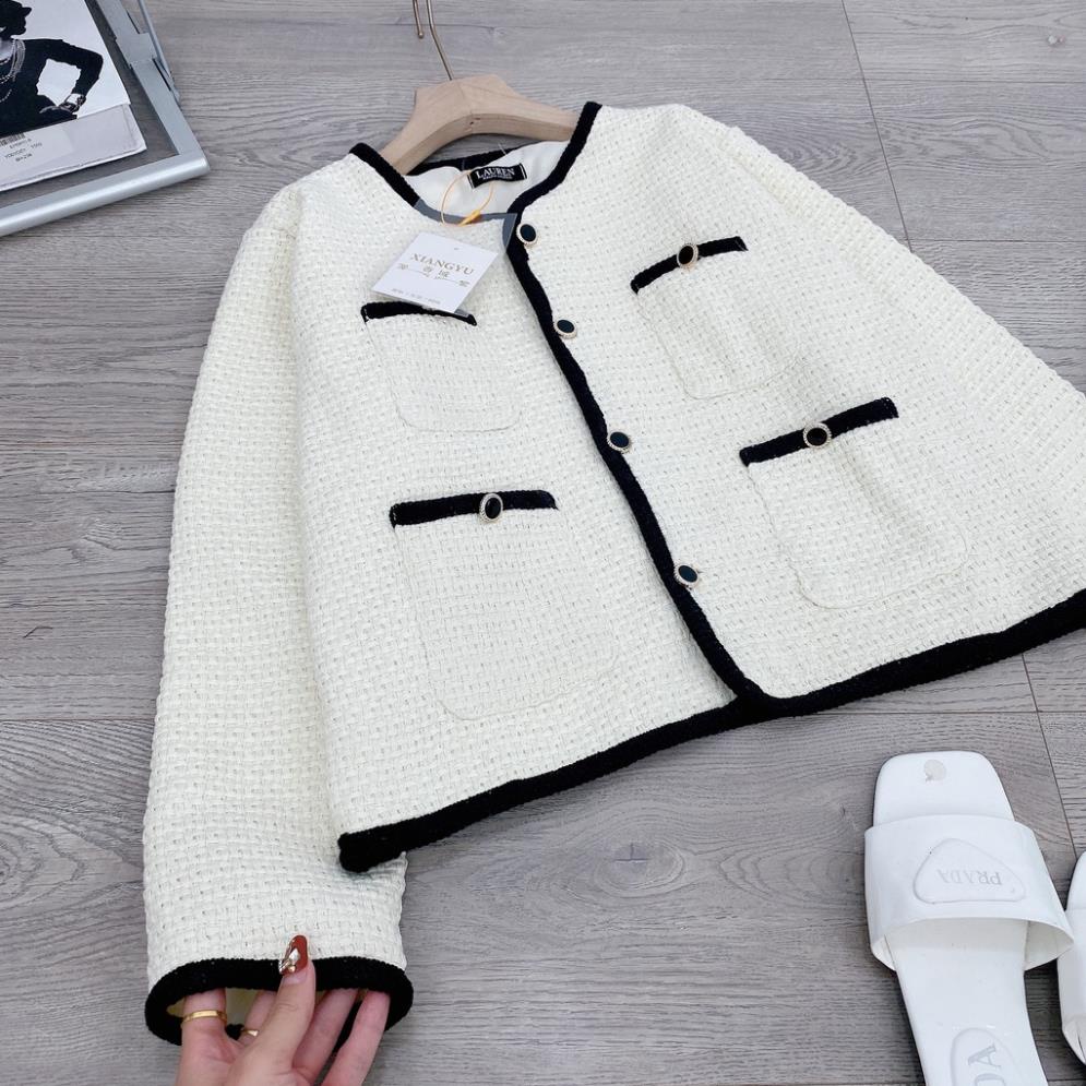 [ 𝐅𝐑𝐄𝐄 𝐒𝐇𝐈𝐏 ] ÁO DẠ TWEED KEM TIỂU THƯ XINH XẮN ĐỒ DẠ NỮ