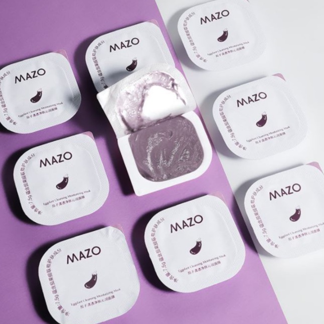 Lẻ 1 Hũ Mặt nạ Ngủ Mazo Cà Tím Sạch sâu Ngừa mụn